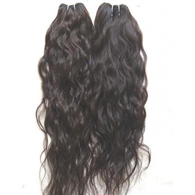 Raw Wavy Hair Extension human hair Virgin hair weft hair
